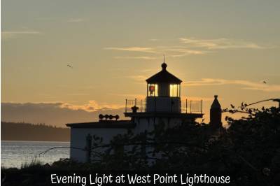 Evening Light at West Point Lighthouse